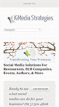 Mobile Screenshot of kimediastrategies.com
